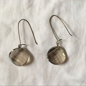 Anthropologie crystal drop earrings
